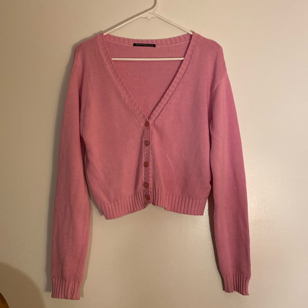Brandy Melville Pink Cardigan